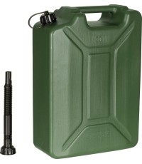 Kanister na paliwo, zielony OD, 20 l, plastikowy