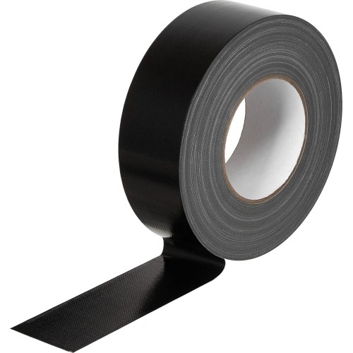 Taśma tekstylna BW ok. 5 cm x 50 m, czarna