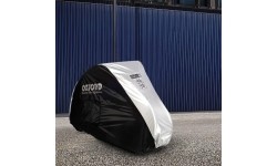 Double Bicycle Cover Oxford Aquatex (Black/Silver)