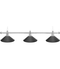 Billiard Lamp Blacklight, black, 3 Bells, Ø 35 cm, 150 cm
