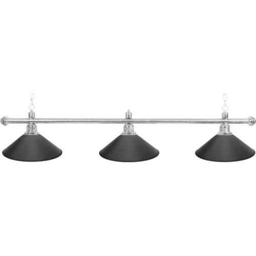 Billiard Lamp Blacklight, black, 3 Bells, Ø 35 cm, 150 cm