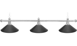 Billiard Lamp Blacklight, black, 3 Bells, Ø 35 cm, 150 cm