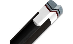 Szczyt do kija bilardowego Cuetec Cynergy CT-15K Carbon, 3/8x14, złącze 21,3mm, 12,5mm