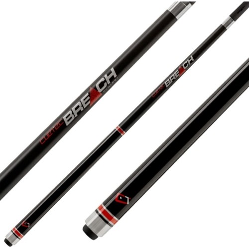 Billiard Cue, Pool, Cuetec "Breach" Cynergy CT-15K Carbon Break, Metallic-Black, 3/8x14