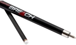 Billiard Cue, Pool, Cuetec "Breach" Cynergy CT-15K Carbon Break, Metallic-Black, 3/8x14