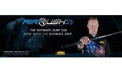 Billiard Cue, Pool, Predator Air Rush Jump, Sport Wrap, three-part, White, Uni-Loc