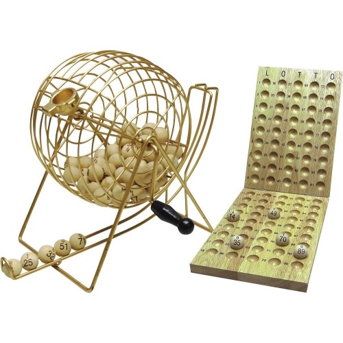 Loteryjka Kien z bębnem + akcesoria, 24 cm