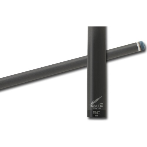 Cue Shaft, Pool, Ignite Carbon, 12,2mm, Wavy2 Joint, 30 inch