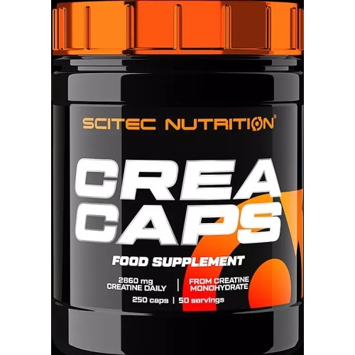 SCITEC Creatine Caps (kreatinas) 250 kaps.