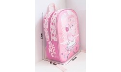 Plecak dziecięcy Disney Świnka Peppa Ballerina różowy PIG12301 3