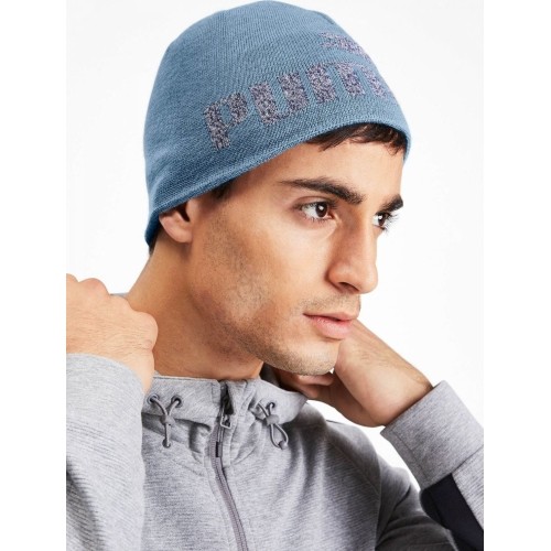 Puma Kepurė Ess Logo Beanie Blue