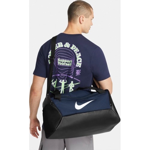 Torba sportowa Nike Brasilia S Duff-9.5 niebieska DM3976 410