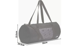 Torba sportowa Nike NK Heritage Duffle - Prm Mtrl Black