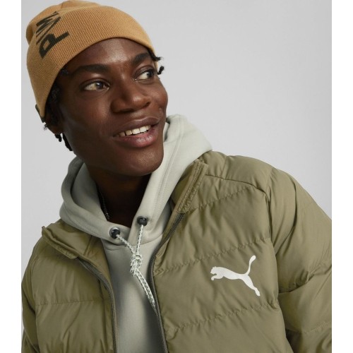 Czapka Puma Ess Classic Cuffless Beanie, brązowa, 023433 10