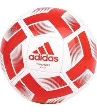 Piłka nożna Adidas Starlancer Mini biało-czerwona IA0975