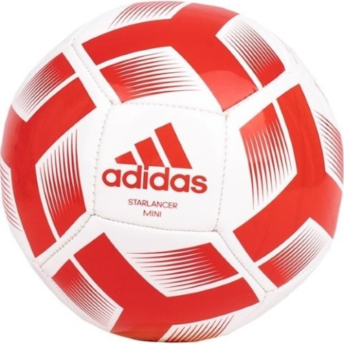 Piłka nożna Adidas Starlancer Mini biało-czerwona IA0975