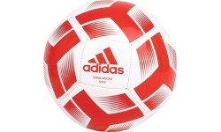 Piłka nożna Adidas Starlancer Mini biało-czerwona IA0975