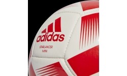 Piłka nożna Adidas Starlancer Mini biało-czerwona IA0975