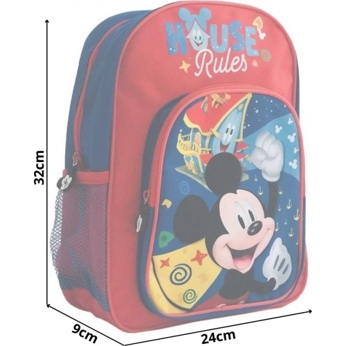 Disney Kuprinė Vaikams House Rules Red 21412201 4