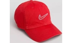 Nike Kepurė U Nsw H86 Swoosh Wash Cap Red 943091 657