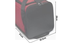 Torba sportowa Nike NK Brasilia S Duff czerwona BA5335 657