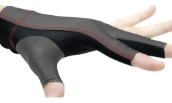 Rękawica bilardowa Cuetec Axis, 3-palcowa, szara, L