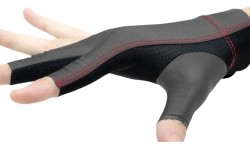 Rękawiczka bilardowa Cuetec Axis, 3-palcowa, szara, na prawą rękę, XL