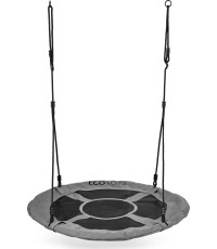 Huśtawka ogrodowa bocianie gniazdo 100cm szara ECOTOYS