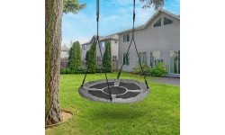 Huśtawka ogrodowa bocianie gniazdo 100cm szara ECOTOYS
