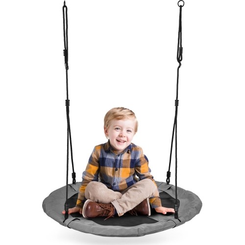 Huśtawka ogrodowa bocianie gniazdo 100cm szara ECOTOYS