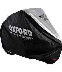Single Bicycle Cover Oxford Aquatex (Black/Silver)