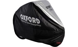 Single Bicycle Cover Oxford Aquatex (Black/Silver)