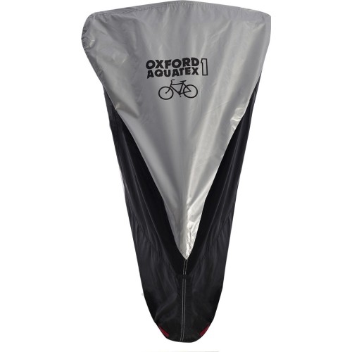 Single Bicycle Cover Oxford Aquatex (Black/Silver)