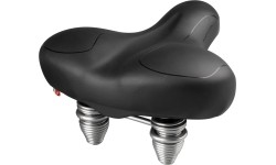 Damskie siodełko rowerowe Force Nova2, 280 x 250 mm (ze sprężynami)