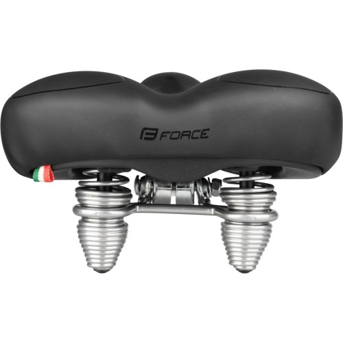 Damskie siodełko rowerowe Force Nova2, 280 x 250 mm (ze sprężynami)