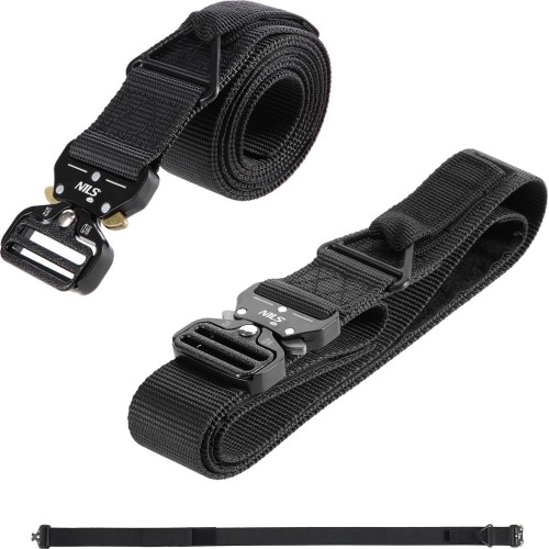 NC1729 TACTICAL BELT BLACK 125CM NILS CAMP