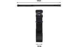 Pas taktyczny Nils Camp NC1729, czarny, 125 cm