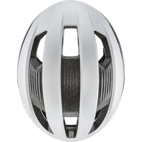 Kask Uvex Rise cc silver-plum WE, 52-56 cm