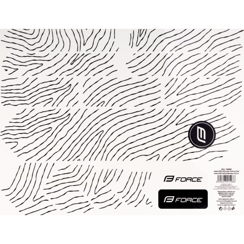 Naklejki na rower FORCE LACE, 37x27cm
