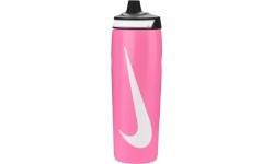 Bidon Nike Refuel Bottle Grip 24oz, czarno-różowy