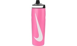Bidon Nike Refuel Bottle Grip 24oz, czarno-różowy