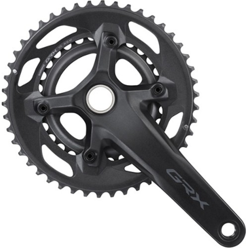 Przednia korba z zębatkami Shimano GRX FC-RX600-10 // 172,5 mm, 46-30T // 2x10 biegów