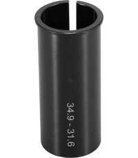 Adapter sztycy rowerowej 31,6–34,9 mm, aluminium (czarny)