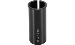 Adapter sztycy rowerowej 31,6–34,9 mm, aluminium (czarny)