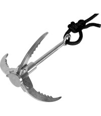 Grappling Hook metal foldable with rope