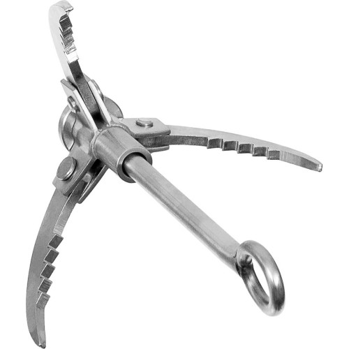 Grappling Hook metal foldable with rope