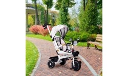 Rowerek trójkołowy dla dzieci spacerówka obracane siedzisko pchacz daszek ECOTOYS