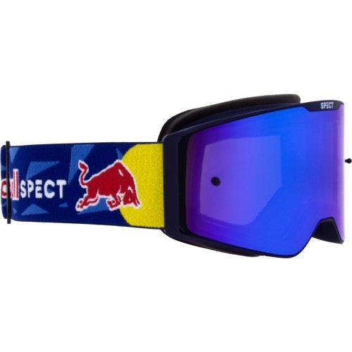 Motocross Goggles Red Bull Spect Torp, Matte Blue, Blue Mirrored Lens