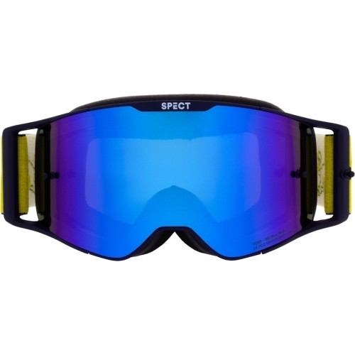 Motocross Goggles Red Bull Spect Torp, Matte Blue, Blue Mirrored Lens