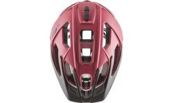 Šalmas Uvex Quatro cc dark red-black mat